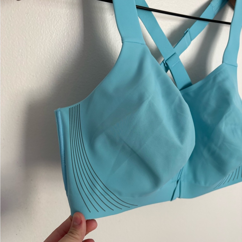 VSX Knockout™ Front-Close Athletic Sports Bra Turquoise Oasis Women 38D NWOT AC - Picture 3 of 9